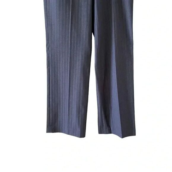Jones New York Suit Striped Lined Stylish Professional Career Office Women’s Bla - Picture 12 of 16